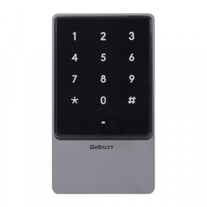 Controler stand-alone Sebury cu tastatura touch si cititor card EM 125kHz + Mifare 13.56MHz carcasa antivandal SEB-sTouch2