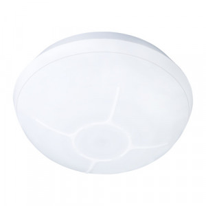 Detector de miscare wireless de tavan DSC NEO PG8862 tehnologie PowerG, detectie 360 grade, diametru 10m, algoritm True Motion Recognition, autonomie 5 ani, criptare AES-128, inaltime montaj pana la 4m, culoare alb - Img 2