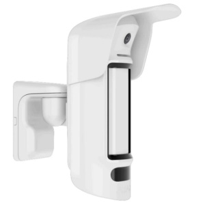 Detector exterior PIR AJAX MotionCam Outdoor HighMount (PhOD) (White), captura imagini la alarma sau comanda, 2 senzori PIR + 1 microunde, iluminare IR, HDR, unghi camera 115°/84°, detectie 15m, wireless 1700m, IP55, alimentare 6xCR123A