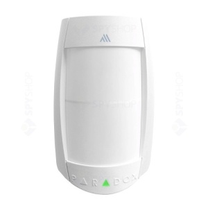 Detector PIR digital PMD75M wireless cu optica duala, imunitate la animale de companie, reglaj energie detectie, senzor temperatura, baterii AAA cu autonomie 5 ani, actualizare OTA BlueEye