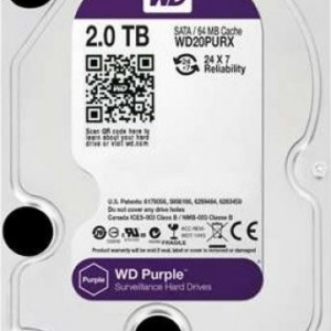 HDD Supraveghere Western Digital Purple 2TB WD22PURZ, 256MB Cache, interfata SATA III, tehnologie AllFrame, suporta pana la 64 camere HD, workload 180TB/an, tehnologie CMR, functionare 24/7, format 3.5 inch - Img 4