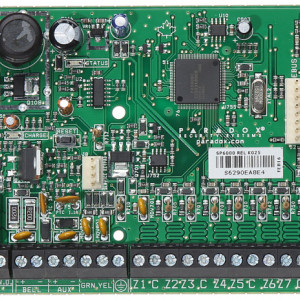 Kit centrala alarma antiefractie Paradox Spectra SP6000, 8 zone pe placa, extensibila la 32 zone, 2 partitii, 3 iesiri PGM, StayD, memorie 256 evenimente, include cutie metalica AWO000EI si transformator - Img 3