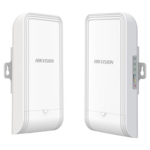 Kit wireless bridge 5GHz Hikvision DS-3WF02-5AC/D, 5GHz, 2 x unitati, link point-to-point, antene integrate, throughput mare, instalare usoara, conexiune stabila, ideal pentru transmisie date si video