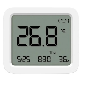 Monitor umiditate si temperatura Xiaomi BHR9041GL cu ecran multifunctional, afiseaza temperatura, umiditate, ora, data si nivel confort, senzor de inalta precizie ±0.1°C/1% RH, conectivitate Bluetooth 5.0, baterie CR2450 inclusa, montaj flexibil - Img 2