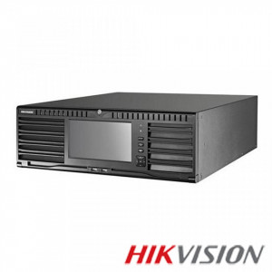 NVR 128 canale HikVision DS-96128NI-I24, rezolutie 4K 12MP, latime banda 576Mbps, 24x slot HDD pana la 10TB, RAID 0/1/5/6/10, 2x HDMI 4K, 4x Gigabit LAN, suport ANPR/People Counting, H.265+, sursa redundanta, 4U