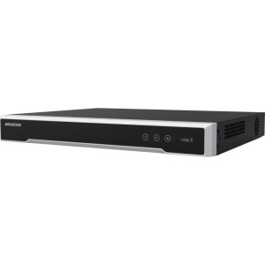 NVR 16 canale Hikvision DS-7616NI-M2, rezolutie 8K, banda 256 Mbps, 2 sloturi HDD SATA, decodare 16 canale 4MP, iesire video HDMI 8K, eficienta H.265+, format compact 1U, suporta camere de pana la 32MP, seria Ultra