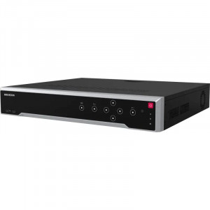 NVR 8K Hikvision DS-7716NI-M4, 16 canale IP, rezolutie pana la 32MP, compresie H.265+, latime banda 256Mbps, 4 sloturi SATA (max 56TB), iesire HDMI 8K, suport 8 difuzoare IP, decodare 16ch@4MP, montaj Rack 1.5U