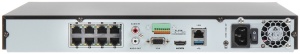 NVR HikVision 8 canale 4K DS-7608NI-K2/8P(D), switch 8 porturi PoE Plug&Play, suporta 2 HDD pana la 16TB fiecare, iesiri video independente HDMI si VGA, banda 80 Mbps, compresie H.265+, format 1U - Img 2