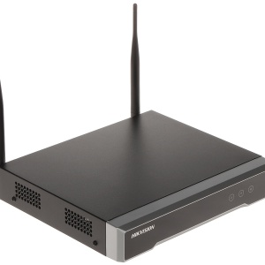 NVR Wi-Fi 4 canale Hikvision DS-7104NI-K1/W/M(C), rezolutie 4MP, compresie H.265+, 1x SATA max 6TB, antena duala integrata, management prin Hik-Connect, vizualizare 4-ch 1080P, configurare automata wireless - Img 3