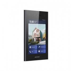 Post exterior videointerfon IP HikVision DS-KD9403-E6 Ultra Series, recunoastere faciala, ecran LCD tactil 8-inch, sistem Android, acces prin QR code, amprenta, PIN si card, camera 2MP, protectie IP65, configurare WEB - Img 2