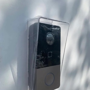 Protectie ploaie HikVision DS-KABV6113-RS/Surface pentru post exterior seria KV6103 si KV6113, montaj aplicat pe suprafata, material plastic rezistent, scut protectie intemperii, instalare rapida, accesoriu videointerfon - Img 5