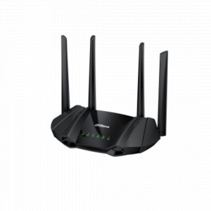 Router Wireless Dahua AX1500 DH-AX15M, tehnologie Wi-Fi 6, viteza 1.5 Gbps Dual-Band, tehnologie MU-MIMO si Beamforming, securitate WPA3, eficienta OFDMA, control parental, retea Guest, design compact
