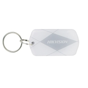 Set 25 bucati tag de proximitate HikVision DS-PTS-MF, tehnologie Mifare 13.56 MHz, material durabil PVC/AB resin, dimensiuni 26x50mm, compatibil cu sisteme de alarma si control acces, culoare negru/albastru - Img 2