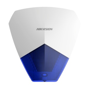 Sirena de exterior Hikvision DS-PS1-B (Albastru);DS-PS1-B; Clasa Protectie IP54; Presiune acustica:105dB/30cm; Alimentare: 12V; Dimensiuni: 140*134*33mm; Culoare: Albastru; Greutate:0.185g