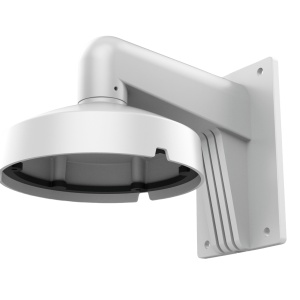Suport de perete HikVision DS-1273ZJ-DM25 pentru camere supraveghere tip dome, material aliaj de aluminiu cu tratament de suprafata prin pulverizare, design cu capac pentru cablare facila, montaj robust de exterior