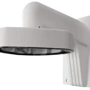 Suport de perete HikVision DS-1273ZJ-DM25 pentru camere supraveghere tip dome, material aliaj de aluminiu cu tratament de suprafata prin pulverizare, design cu capac pentru cablare facila, montaj robust de exterior - Img 2