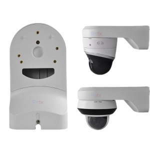 Suport de perete Hikvision DS-1294ZJ pentru camere tip PTZ, fabricat din material plastic si otel, culoare Hikvision White, design rezistent cu protectie la intemperii, ideal pentru montaj exterior si interior in sisteme de supraveghere - Img 2
