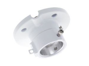 Suport montaj incastrat in tavan HikVision DS-1663ZJ pentru camere Speed Dome PTZ, material aliaj de aluminiu, culoare Hikvision White, design discret tip in-ceiling, rezistenta structurala ridicata, instalare interior - Img 2