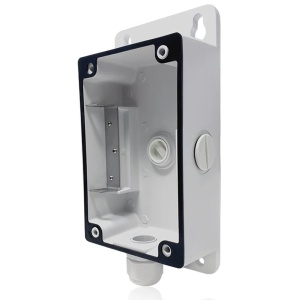 Suport perete HikVision cu doza de jonctiune DS-1273ZJ-130B-TRL, material aliaj de aluminiu, culoare alb Hikvision, montaj profesional camere supraveghere, rezistent la exterior, management cabluri, constructie robusta - Img 5
