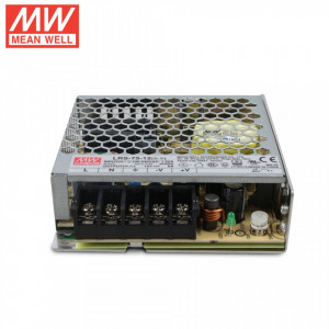 Sursa alimentare modulara Mean Well LRS-75-12, putere 72W, iesire 12V DC 6A, eficienta 87.5%, protectii SCP OVP OPP, gama tensiune reglabila 10.2-13.8V, design ultra-compact 99x97x30mm, montaj incastrat, seria LRS - Img 3
