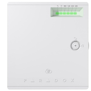 Sursa Alimentare Supervizata 75W Paradox PS45, Stand-Alone sau Pe Bus, Alimentare 100-240Vac, Backup 13.8Vdc, Iesire Auxiliara 15Vdc, Protectie Supraconsum, Compatibila EVO, SP si MG, CE