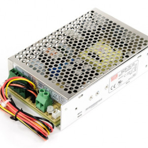 Sursa in comutatie Mean Well SCP-75-12, iesire 13.8V 5.4A, functie incarcare acumulator, protectie suprasarcina si scurtcircuit, carcasa metalica protectie, consum redus 0.75W, tensiune intrare 85-264V AC, dimensiuni compacte - Img 2