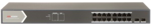 Switch 16 porturi PoE Gigabit Hikvision DS-3E0518P-E/M - Img 4