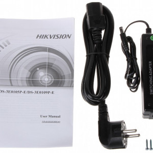 Switch PoE unmanaged HikVision DS-3E0105P-E, 4 porturi Fast Ethernet PoE, 1 port Uplink, transmisie pana la 300m, functia VIP port, protectie supratensiune 6KV, Intelligent PoE Management, carcasa metalica - Img 4