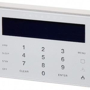 Tastatura LCD Paradox K656, butoane capacitive Touch Sense, 32 caractere, compatibila Digiplex EVO48 si EVO192, 1 intrare zona, 1 iesire PGM, 14 taste actiune rapida, afisare memorie evenimente, meniu programabil