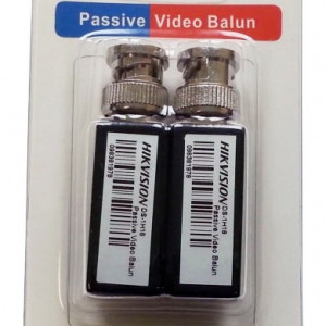 Video Balun pasiv HikVision DS-1H18, transmisie real-time UTP Cat5e/6, compatibil HD-TVI/CVI/AHD/CVBS, protectie supratensiune TVS, tehnologie Wave Filter, anti-static, carcasa plastic ABS, 60 dB imunitate zgomot - Img 2
