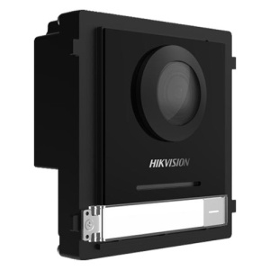 Videointerfon 2‑Wire IP HikVision DS‑KD8003Y‑IME2/S, camera fisheye 2 MP cu IR, buton apel, control 2 incuietori, IP65, configurare web, alimentare 12 V/500 mA pentru 1 incuietoare, carcasa inox - Img 3