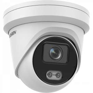 Camera HikVision IP ColorVu 4MP cu slot de card de 256GB si microfon incorporat DS-2CD2347G2-LU