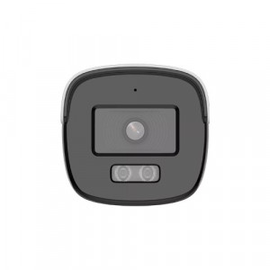 Camera supraveghere Analog HD Hikvision Bullet 2MP DS-2CE12DF0T-LFS(2.8mm), tehnologie ColorVu si Smart Hybrid Light, rezolutie Full HD 1080p, imagini color 24/7, microfon incorporat (Audio over Coax), IR si lumina alba 40m, IP67 - Img 2