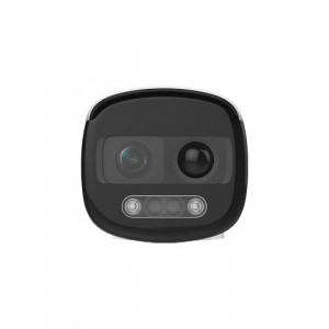 Camera supraveghere analogica HikVision Bullet 8MP DS-2CE12UF3T-PIRXO(2.8mm), Tehnologie ColorVu 24/7, Senzor PIR, Alarma audio si Stroboscop, WDR 130dB, Lumina alba 40m, Protectie IP67, Difuzor incorporat, Imagine 4K - Img 2