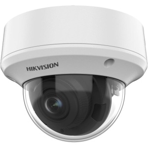 Camera supraveghere analogica HikVision Dome 8MP DS-2CE5AU1T-VPIT3ZF(2.7-13.5mm), 4K Ultra HD, lentila varifocala motorizata, auto focus, EXIR 2.0, IR 60m, 4 in 1 TVI/AHD/CVI/CVBS, protectie IP67 si IK10, carcasa metalica, 3D DNR - Img 1