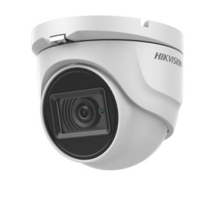 Camera supraveghere analogica HikVision Turret 5MP DS-2CE78H8T-IT3F(2.8mm), Ultra Low Light 0.003 lux, tehnologie True WDR 130dB, iluminare EXIR 2.0 IR 60m, 4 in 1 TVI/AHD/CVI/CVBS, protectie IP67, 3D DNR, carcasa metalica - Img 2
