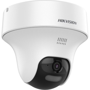 Camera supraveghere exterior Hikvision 2MP DS-2CE70D0T-PTLTS Full HD Smart Hybrid Light, IR 25m, lumina alba 20m, audio bidirectional prin coaxial, microfon si difuzor incorporate, functie Pan-Tilt, lentila 2.8mm, IP67 - Img 2