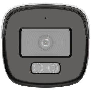 Camera supraveghere HikVision Bullet 2MP DS-2CE12DF3T-LSE(2.8mm), Turbo HD ColorVu, Smart Hybrid Light (IR 40m, Lumina Alba 40m), 130 dB True WDR, Audio over Coax (microfon incorporat), protectie IP67, imagine color 24/7, PoC, carcasa metalica - Img 3