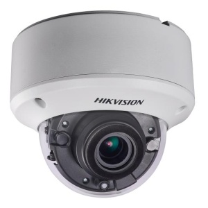 Camera supraveghere HikVision dome 5MP DS-2CE56H5T-VPIT3ZE(2.8-12mm) Turbo HD lentila varifocala motorizata, PoC (Power over Coaxial), EXIR IR up to 40m, Ultra-low light 0.008 lux, WDR, IK10, IP67