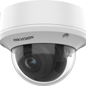 Camera supraveghere HikVision Dome 5MP DS-2CE5AH0T-AVPIT3ZF(2.7-13.5mm), rezolutie 2K+, lentila varifocala motorizata, iluminare IR pana la 40m, tehnologie 4 in 1 (TVI/AHD/CVI/CVBS), protectie IP67 si IK10 antivandal, carcasa metalica