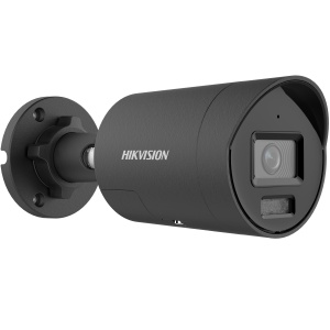 Camera supraveghere IP Bullet Hikvision 4MP DS-2CD2047G2H-LIU/SL(2.8mm)(eF) black, ColorVu, Smart Hybrid Light, WDR 130dB, Deep Learning (om/vehicul), alarma luminoasa si audio, audio bidirectional, slot card 512GB, IP67
