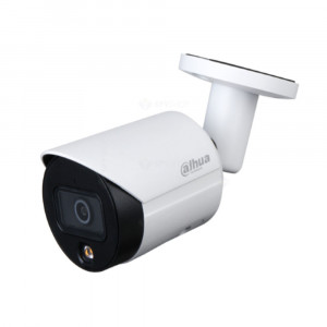 Camera supraveghere IP Dahua bullet 4MP IPC-HFW2439S-SA-LED-0280B-S2(2.8mm) Lite Full-color, Warm LED 30m, 1/3” CMOS, WDR, 3D NR, protectie IP67, slot card microSD 256GB, microfon incorporat, H.265+, IVS, PoE - Img 4