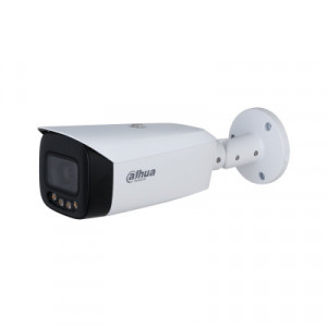 Camera supraveghere IP Dahua bullet 8MP IPC-HFW5849T1-ASE-LED-0280B(2.8mm), WizMind, Full-color, senzor 1/1.2 inch CMOS, lumina calda 60m, SMD 3.0, AI IVS, numarare persoane, detectie faciala, microfon dual si difuzor incorporat, slot card 512GB