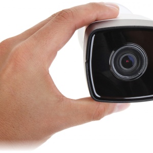 Camera supraveghere IP HikVision Bullet 4MP DS-2CD1043G2-IUF(4mm), tehnologie Motion Detection 2.0, microfon incorporat, slot card SD 256GB, EXIR 2.0 IR 30m, 120dB WDR, H.265+, protectie IP67, detectie om si vehicul - Img 3