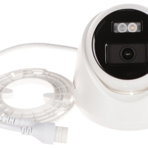 Camera supraveghere IP HikVision ColorVu Turret 5MP DS-2CD1357G0-L(2.8mm), Rezolutie Super HD, Imagine color 24/7, Performanta excelenta in lumina slaba, Compresie H.265+, Protectie IP67, Tehnologie avansata de iluminare - Img 2