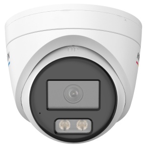 Camera supraveghere IP HikVision dome 4MP DS-2CD1347G3H-LIU(4mm), ColorVu 3.0 24/7 color, HikAI-ISP noise reduction, Motion Detection 3.0, two-way audio, strobe alarm, Smart Hybrid Light, SD până la 512GB, IP67 - Img 3