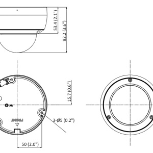 Camera supraveghere IP HikVision Dome 4MP DS-2CD2146G2-ISU(2.8mm)(C), AcuSense, DarkFighter, microfon incorporat, WDR 120dB, interfata Alarma/Audio, protectie IK10 si IP67, H.265+, clasificare om/vehicul - Img 8