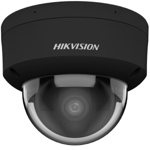 Camera supraveghere IP HikVision dome 8MP DS‑2CD2186G2H‑ISU(2.8mm)(eF)(Black) DarkFighter pentru imagini excelente in lumina scazuta, WDR 130 dB, H.265+, microfon integrat pentru audio in timp real, detectare persoane si vehicule, IP67, IK10