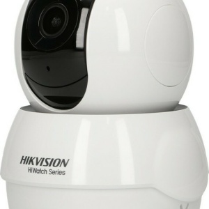 Camera supraveghere IP HikVision HiWatch PT 2MP HWC-P120-D/W(2.8mm), Wi-Fi, audio bidirectional, slot card microSD pana la 128GB, digital WDR, compresie H.264, rotire Pan & Tilt, alimentare 5V, vizualizare de la distanta prin app - Img 2
