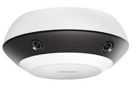 Camera supraveghere IP HikVision Panoramic 2MP DS-2PT3306IZ-DE3(2mm), 3 lentile fixe pentru vedere 360 grade, fara unghiuri moarte, IR 15m, compresie H.265+, alimentare PoE, slot card microSD, WDR, 3D DNR, ideal pentru interior